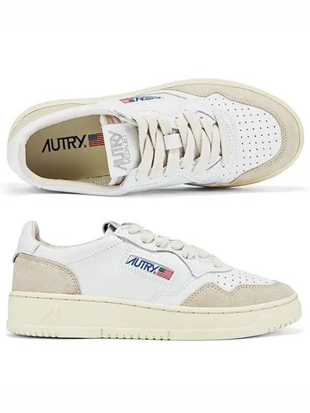 Medalist Goatskin Low Top Sneakers White - AUTRY - BALAAN 2