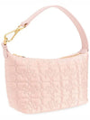 Butterfly Small Satin Shoulder Bag Pink - GANNI - BALAAN 5