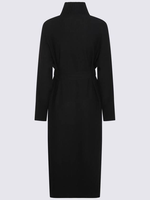 Antonelli Black Wool Blend Dress - ANTONELLI - BALAAN 2