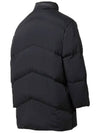 Back Logo Long Padding Black - ACNE STUDIOS - BALAAN 4