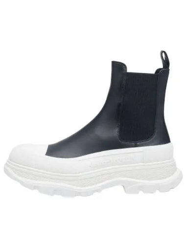 ankle boots black white - ALEXANDER MCQUEEN - BALAAN 1