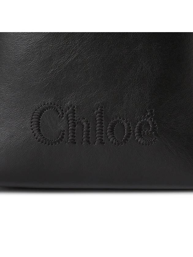 Sense Micro Calfskin Tote Bag Black - CHLOE - BALAAN 9