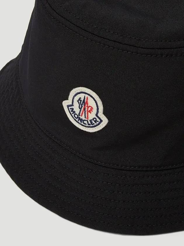 Logo Bucket Hat Black - MONCLER - BALAAN 5