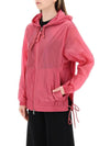 Point Two Hooded Jacket Pink - MONCLER - BALAAN 7