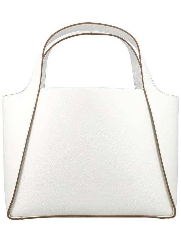 Logo Grainy Alter Matte Tote Bag White - STELLA MCCARTNEY - BALAAN 5