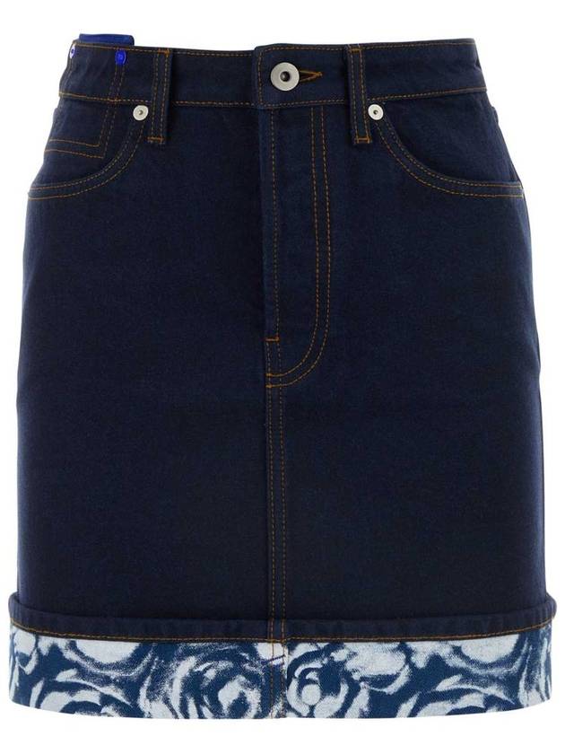 Japanese Denim Mini Skirt 8080921 - BURBERRY - BALAAN 2