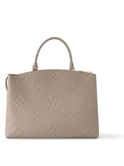 Grand Palais Monogram Empreinte Tote Bag Grey - LOUIS VUITTON - BALAAN 2