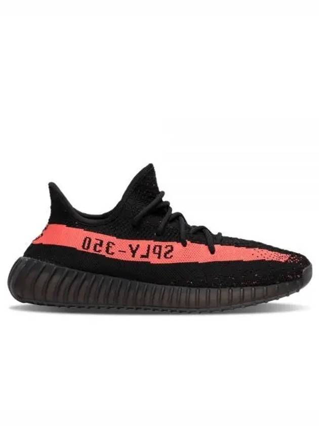 Yeezy Boost 350 V2 Core Low Top Sneakers Black Red - ADIDAS - BALAAN 2