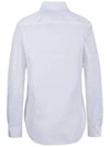 Embroidered Pony Logo Cotton Long Sleeve Shirt White - POLO RALPH LAUREN - BALAAN 4