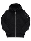 Classic Bunny Zip Up Hoodie Black Lining Black - MOOSE KNUCKLES - BALAAN 3