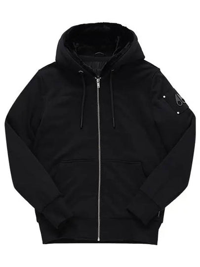 Classic Bunny Zip Up Hoodie Black Lining Black - MOOSE KNUCKLES - BALAAN 2