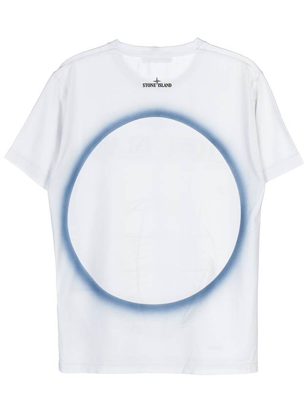 Eclipse Two Short Sleeve T-Shirt White - STONE ISLAND - BALAAN 4