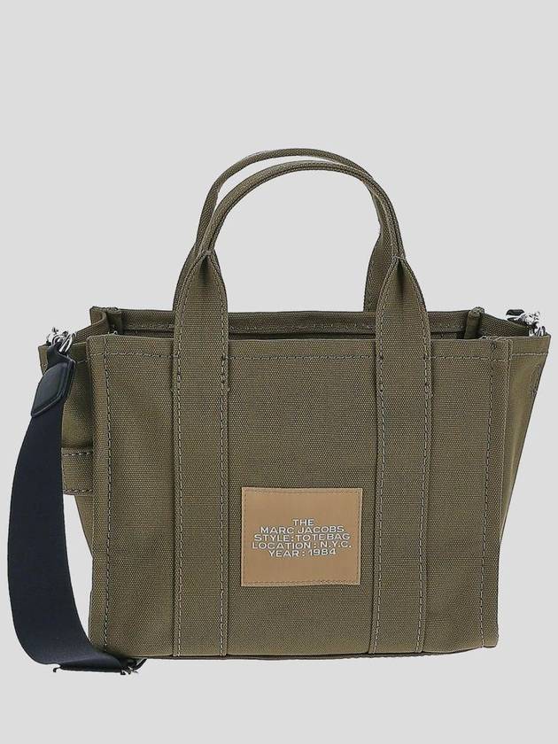 Logo Small Canvas Tote Bag Khaki - MARC JACOBS - BALAAN 4