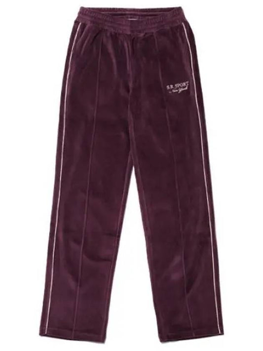 Sports velor track pants - SPORTY & RICH - BALAAN 1