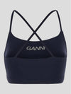 Active Strap Sleeveless Navy - GANNI - BALAAN 3