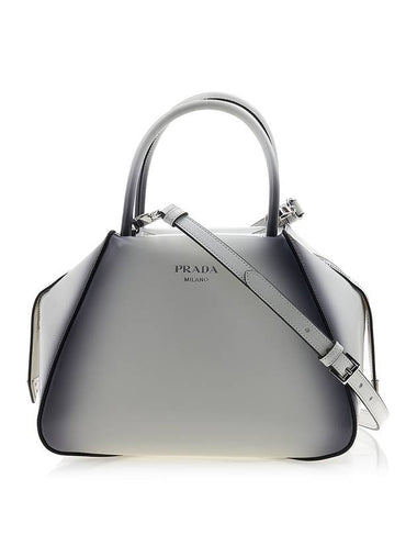 Brushed Supernova Hand Shoulder Bag White - PRADA - BALAAN 1