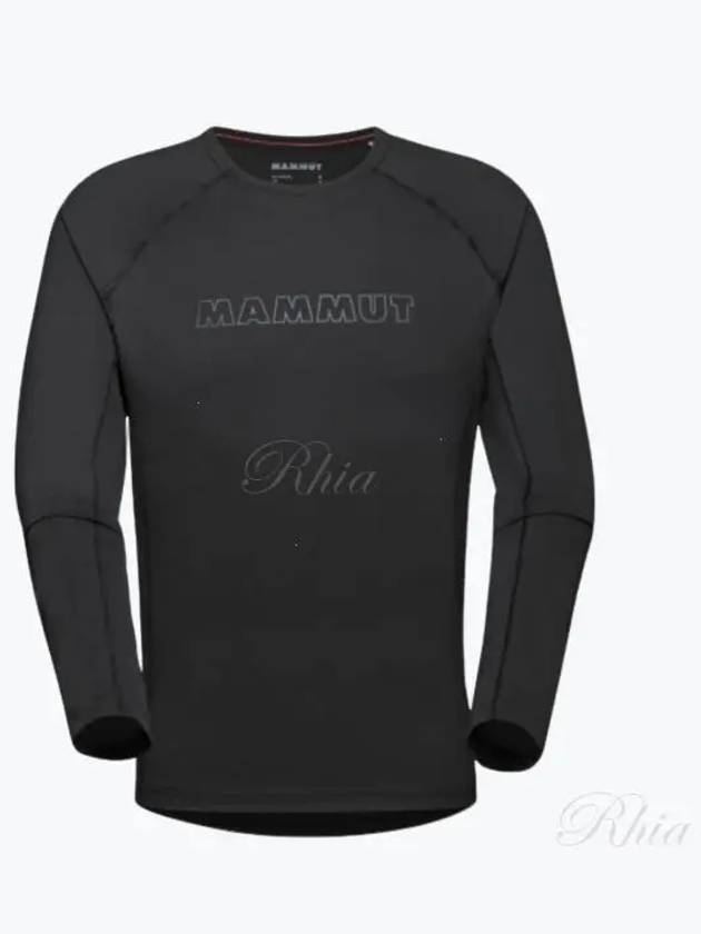 Selun FL Logo Long Sleeve T-shirt Black - MAMMUT - BALAAN 2