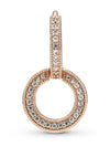 Sparkling Double Hoop Earrings Rose Gold Plated - PANDORA - BALAAN 3