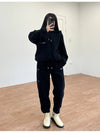 Fleece Hoodie Black - NIKE - BALAAN 4