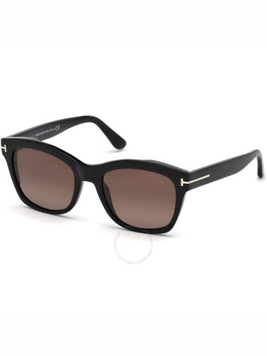 Tom Ford Lauren Polarized Brown Cat Eye Ladies Sunglasses FT0614 01H 52 - TOM FORD - BALAAN 1