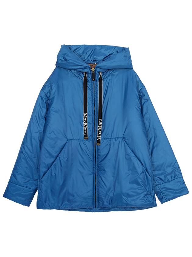 Greenda Hooded Padding Blue - MAX MARA - BALAAN 2