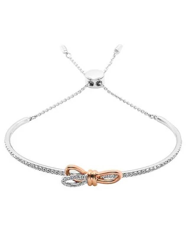 Lifelong Bow Bangle Bracelet Silver - SWAROVSKI - BALAAN 2