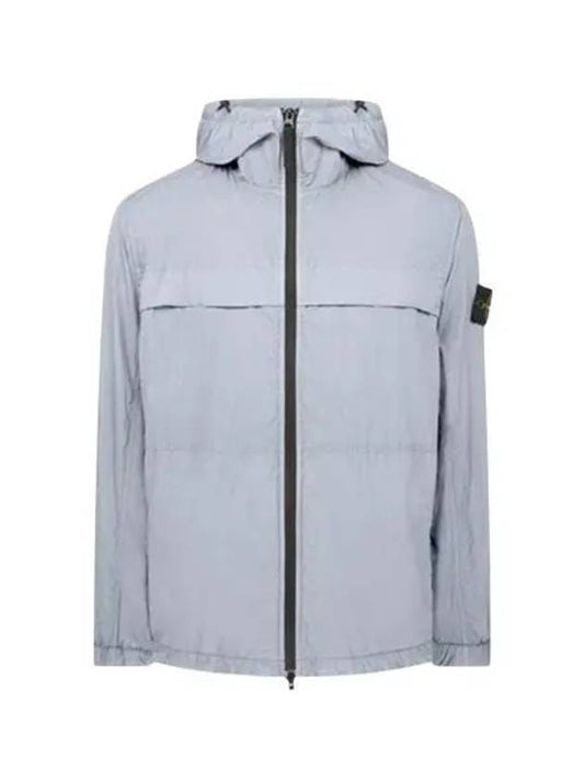 Wappen Patch Loft Soft Shell R Hooded Jacket Sky Blue - STONE ISLAND - BALAAN 2