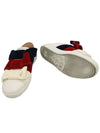 Women s Gucci 524989 White Velvet WEB Ribbon Bee Ace Slip On Sneakers 35 gt Gangbuk used luxury goods - GUCCI - BALAAN 7