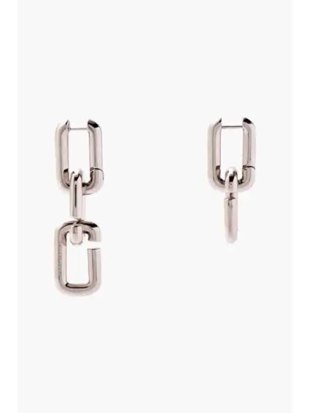 J Marc Chain Link Earrings Silver MBECA23003SVX - MARC JACOBS - BALAAN 1