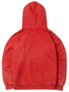 Print Logo WASHED Hooded Red BFMCFTS32 - BACKANDFORTH - BALAAN 3