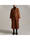 Ludmilla Icon Cashmere Single Coat Tobacco - MAX MARA - BALAAN 2