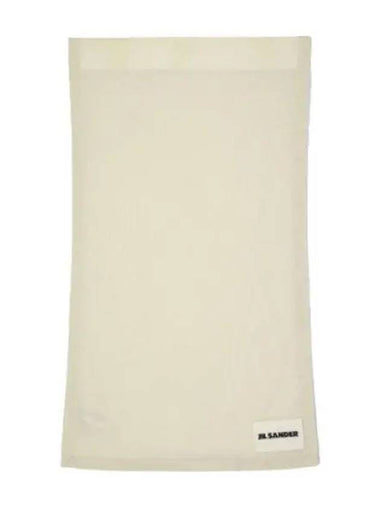 cashmere scarf natural - JIL SANDER - BALAAN 1