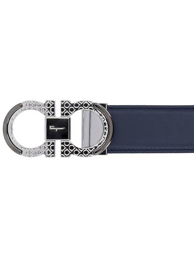 Reversible Leather Belt Black Blumarine - SALVATORE FERRAGAMO - BALAAN 3