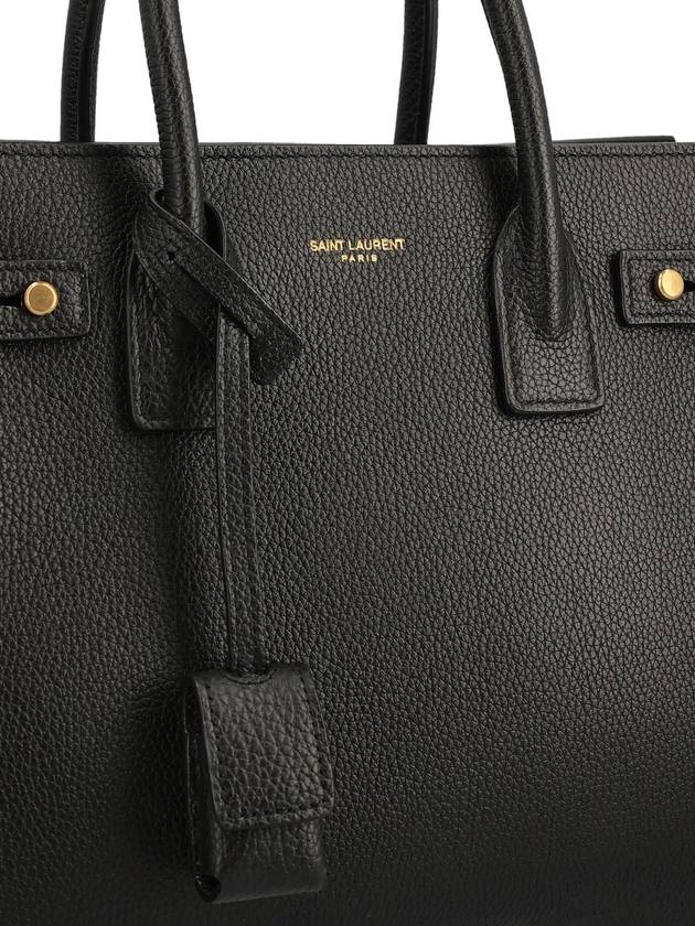 Sac De Jour Baby Tote Bag Black - SAINT LAURENT - BALAAN 5