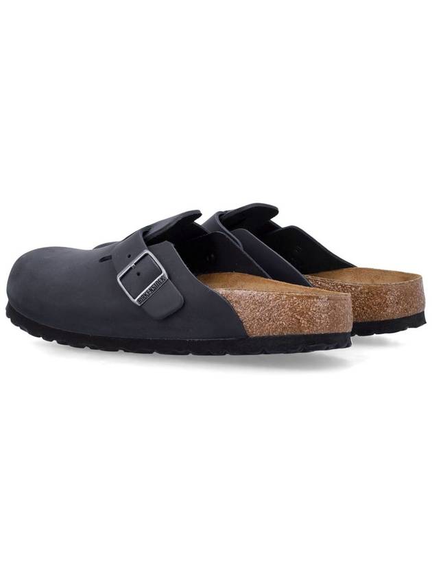 Leather Boston Sandals Black - BIRKENSTOCK - BALAAN 5