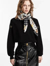 Monogram Confidential Square Scarf Black - LOUIS VUITTON - BALAAN 7