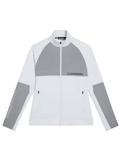 Lazarus Mid Layer Zip-Up Jacket Grey White - J.LINDEBERG - BALAAN 2