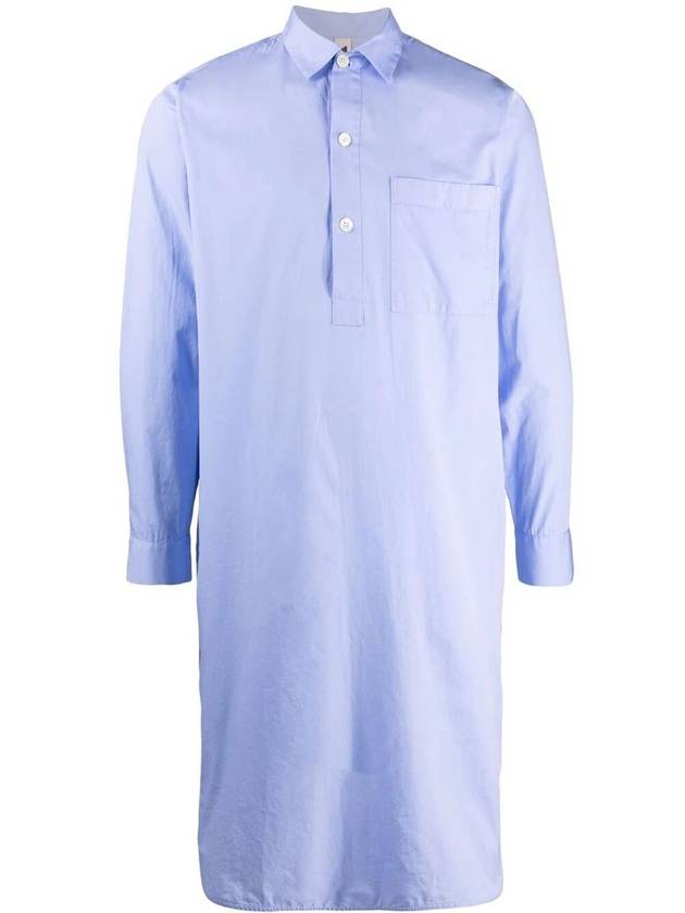 Tekla Cotton Poplin - Night Shirt Clothing - TEKLA - BALAAN 1