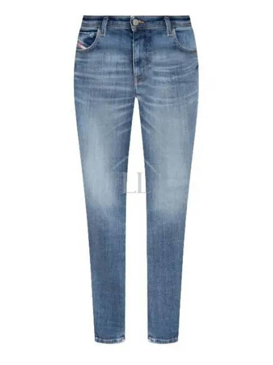 Regular Slim Fit Jeans Navy - DIESEL - BALAAN 2