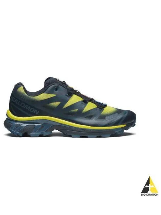 XT 6 Skyline Low Top Sneakers Carbon Sunny Lime - SALOMON - BALAAN 2