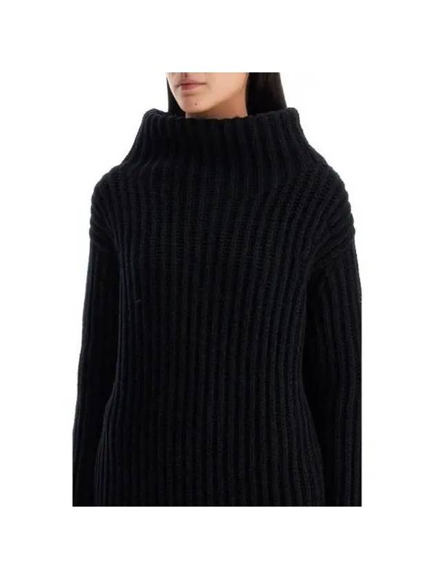 Max Mara Lacuna asymmetric wool cashmere knit 005NE - MAX MARA - BALAAN 4