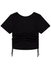 HEART STRING KNIT TOP BLACK - DON’T ASK MY PLAN - BALAAN 2