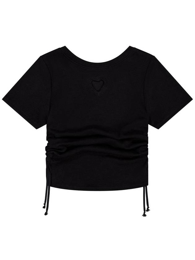 HEART STRING KNIT TOP BLACK - DON’T ASK MY PLAN - BALAAN 2