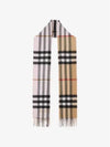 Contrast Check Cashmere Muffler - BURBERRY - BALAAN 2