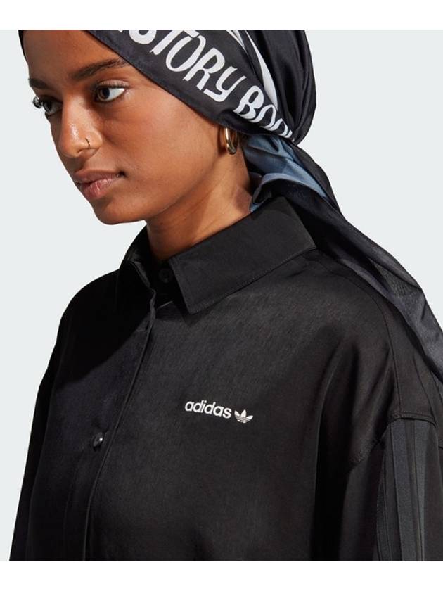 Oversized Shirt IR9789 Black WOMENS - ADIDAS - BALAAN 4