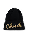 22A Beads Lettering Cashmere Beanie AA8313 - CHANEL - BALAAN 1