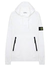 Cotton Waffen Patch Hoodie White - STONE ISLAND - BALAAN 2