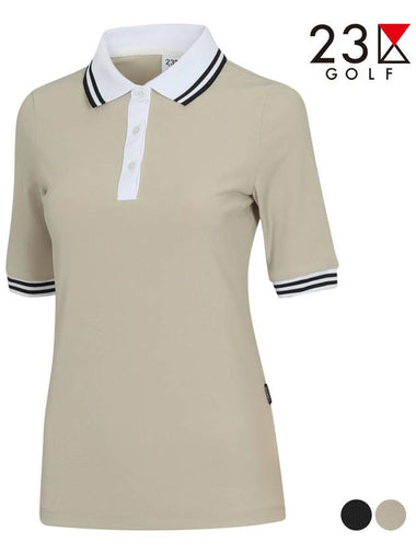 Golf color combination line t-shirt EN2LTS030 - 23KU - BALAAN 1