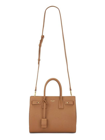 Sac De Jour Baby Tote Bag Cinnamon - SAINT LAURENT - BALAAN 1