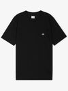 30/1 Jersey Goggle Short Sleeve T-Shirt Black - CP COMPANY - BALAAN 3